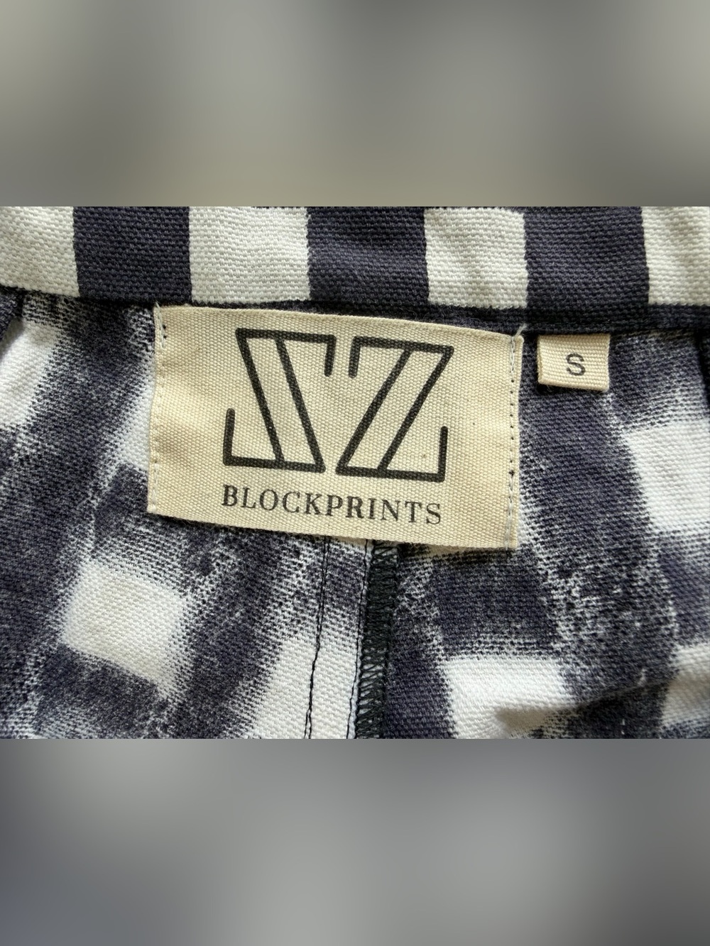 SZ Blockprints Disco Pants Midnight Gingham Size S NWT - Picture 5 of 9